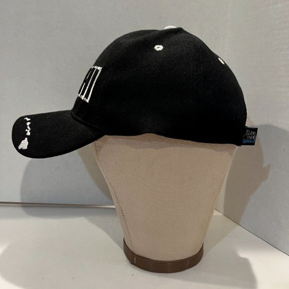 Kauai Hawaii Black Color Dad Hat Island Crew Preowned Adjustable Clean - Picture 3 of 8